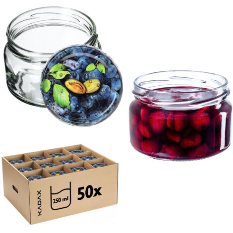 KADAX Glas Klara 250ml fi82 TO-250/1 Packung mit 50 Stück