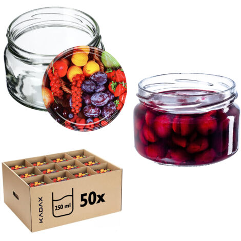 KADAX Glas Klara 250ml fi82 TO-250/1 Packung mit 50 Stück