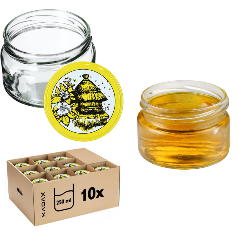 Glas Klara 250ml Fi82 To-250/1 Packung Mit 10 Stück - Kadax