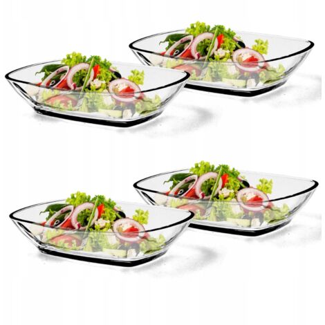 KADAX Glasschüssel, Salatschüssel, 230 ml, 4 Stück