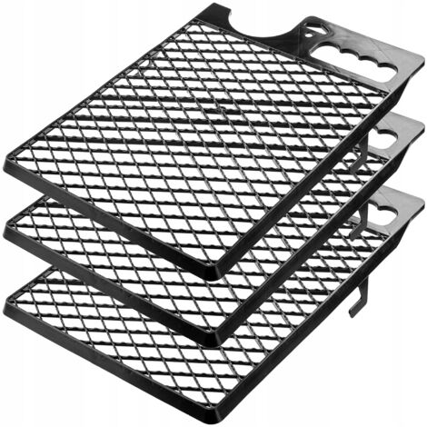 KADAX Griglia per rullo 39x28 cm Nera 3 pz