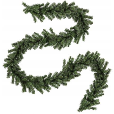 KADAX Guirlande de sapin de Noël 260 cm vert
