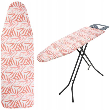 KADAX Housse de Planche à Repasser Extensible 126x45 cm Feuilles
