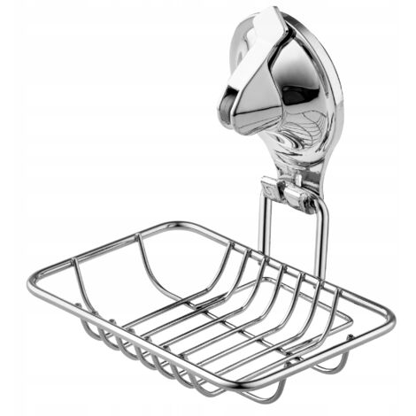 KADAX Jabonera de pared con ventosa para jabón, acero