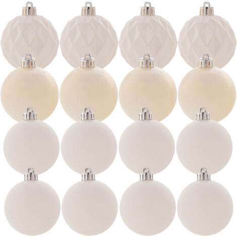 KADAX Juego de 16 bolas 6cm GIF3157 blanco K11245