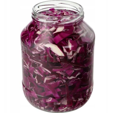 KADAX Juego de 1,7 litros - Vaso de almacenamiento insertable - Fi89 mm - Vaso para pepinos - Tarro para conservas, tarros redondos (sin tapa)