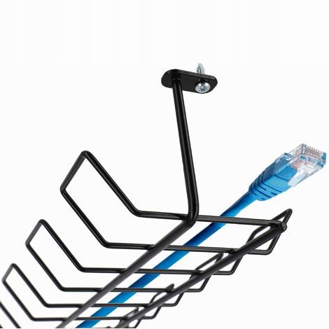KADAX Kabelkanal waagerecht aus Stahl, 72,5x16,5x8,7 cm, Kabelabdeckung