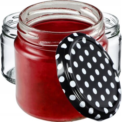 KADAX Kleine Einmachgläser 200 ml, Marmeladengläser, fi66 mm, Minigläser für Honig und Gewürze, Luft