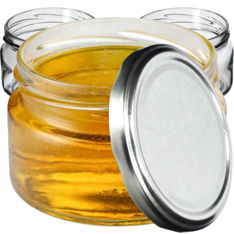KADAX kleine Einmachgläser 250 ml, Marmeladengläser mit Deckel, Luftdichte Gläschen zum Verschenken,