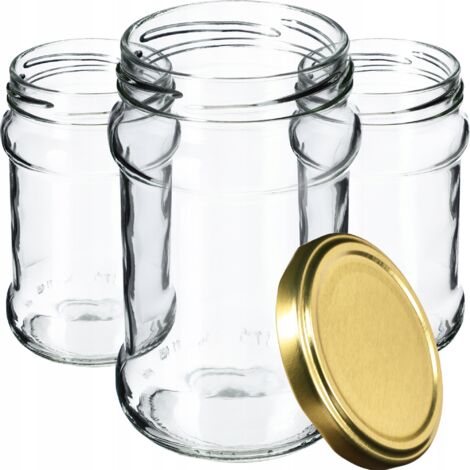 KADAX kleine Einmachgläser 315 ml, fi66, Gläser für Honig, Marmeladengläser mit Deckel, Luftdichte G