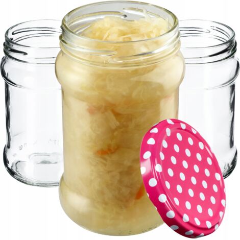 KADAX kleine Einmachgläser 315 ml, fi66, Gläser für Honig, Marmeladengläser mit Deckel, Luftdichte G