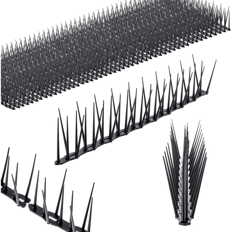 Kadax - Lot de 50 pigeons anti-oiseaux en plastique pour balcon, fenêtre, toit, jardin, répulsif contre les oiseaux, protection contre les pigeons,