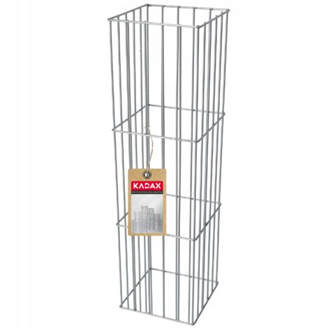 KADAX Macetero para pérgola de jardín sobre poste 90 cm