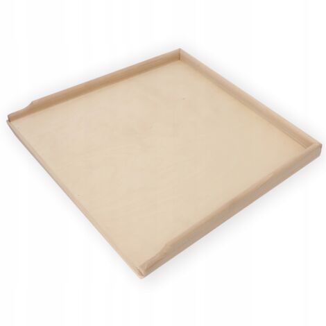 KADAX Mesa de madera de una cara grande 57x48 cm