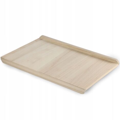 KADAX Mesa Grande de Madera 60x40cm Doble Cara