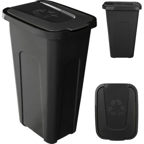KADAX Mülleimer Sorta 30L schwarz/schwarz 96
