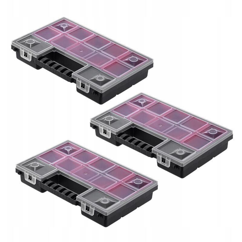 KADAX Organisateur Atelier Conteneur 6 Tiroirs 3 pcs