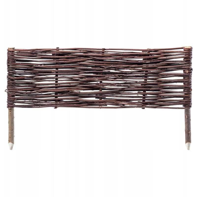Kadax - Palissades en Osier Naturel pour Jardin, Clôtures Décoratives pour Délimiter, Orner et Sublimer Votre Espace Exterieur (60 x 30 cm, 1 Pièce)
