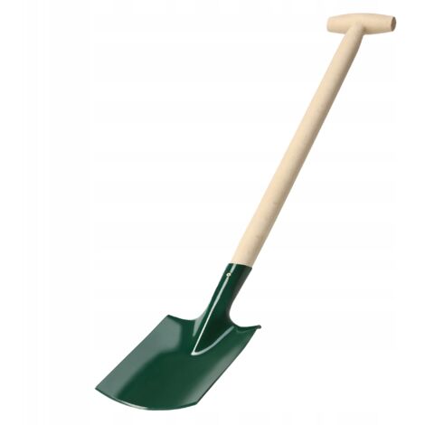 KADAX Pelle Bêche Droite 90cm Jardin Métal Manche Bois