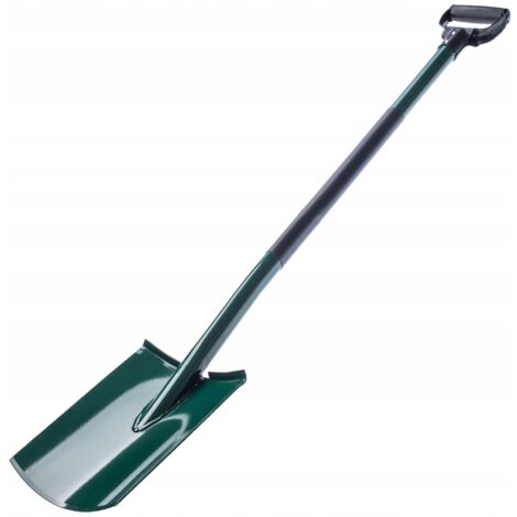 KADAX Pelle Bêche Droite Manche Ergonomique En Métal