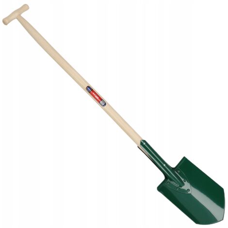 KADAX Pelle Bêche Sharp Métal Manche Bois Renforcé 117cm