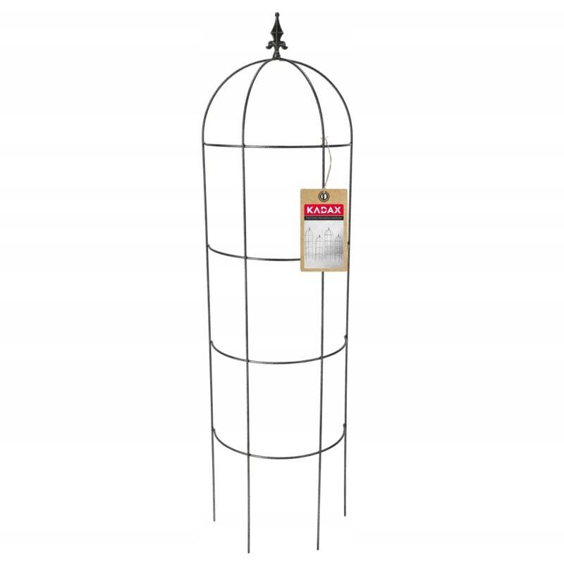 Pergola de jardin en métal 150 cm, support pour roses grimpantes, fleurs, poteau obélisque - Kadax