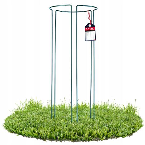 KADAX Pflanzenhalter, 3 Stück, Pflanzenstütze aus Stahl, Rankhilfe, 45 cm