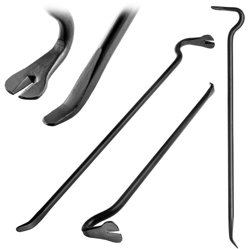 Pied-de-biche forgé courbé 400 mm Breszka Brecha Extracteur de clous Grappin de construction - Kadax