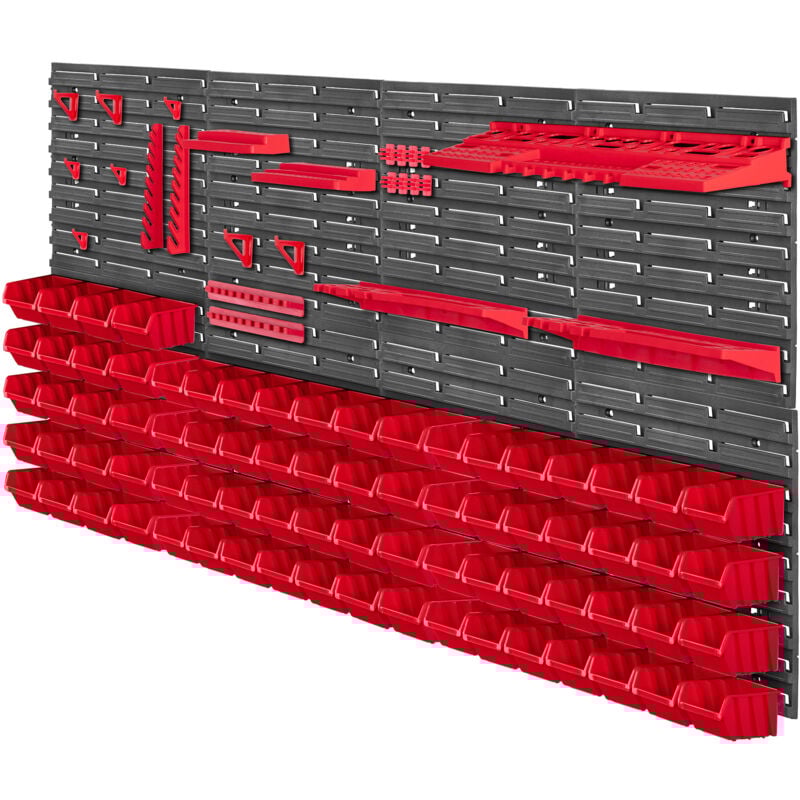 Planche à outils murale 156x78cm 101 pièces Atelier Garage Coffrets - Kadax