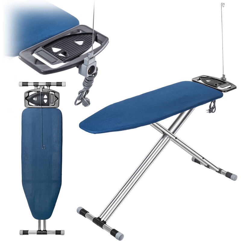 Planche à Repasser Pliante 120x42cm Aluminium avec Poignée à Douille Durable - Kadax