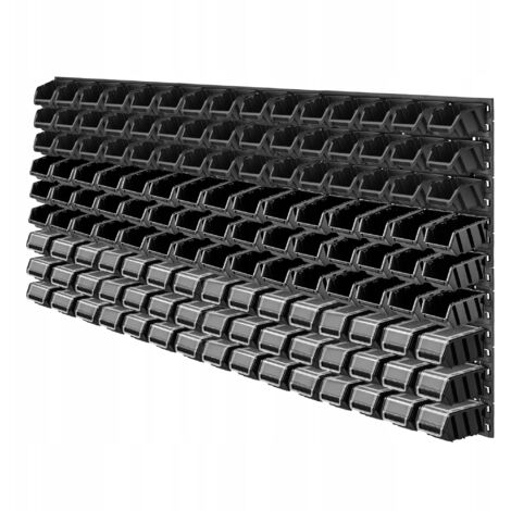 KADAX Portautensili da Parete per Officina 174x78 + 135 Scatole per Officina Garage