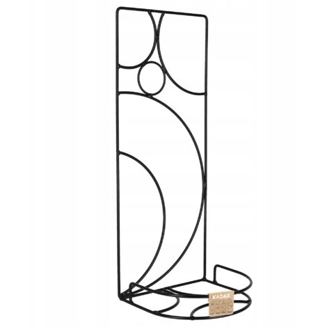 KADAX Portavaso in acciaio per piante e interni Nero 16 x 20 x 50 cm Arcobaleno