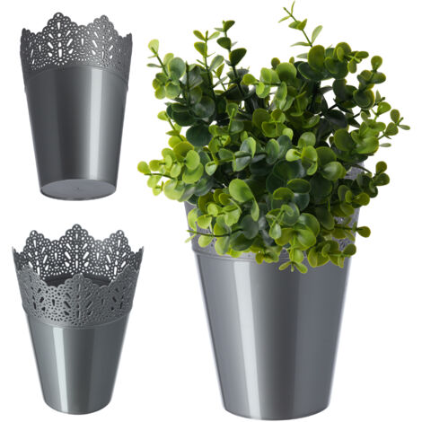 KADAX Pot de Fleur Cache-Pot de Fleur 14,5 cm Couleurs