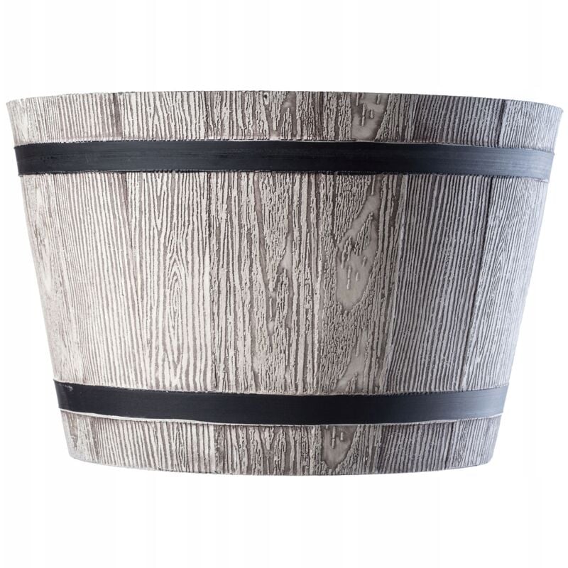 Pot de Fleur Pot de Fleur 40 cm Couvercle avec Insert Support de Fleur en Plastique - Kadax