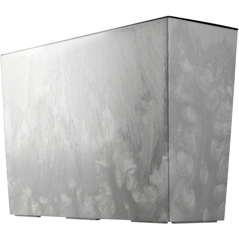 Pot de Fleur Pot de Fleur Support de Fleur Haut + Insert 19x56cm Béton Gris - Kadax