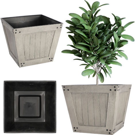KADAX Pot De Fleurs Cache-Pot pour Balcon Terrasse Couleurs