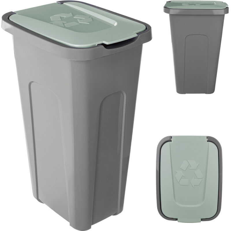 Kadax - Poubelle Conteneur pour Ségrégation Poubelle 30L avec Couvercle