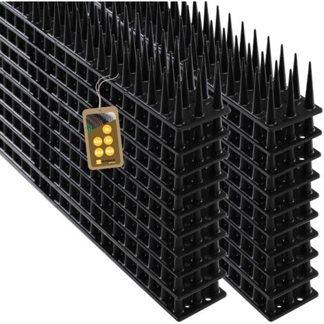 KADAX Púas de plástico para palomas 24 piezas 12,48 m