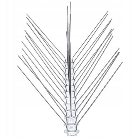 KADAX Púas para palomas de acero inoxidable 20 cm 9 piezas 3 m
