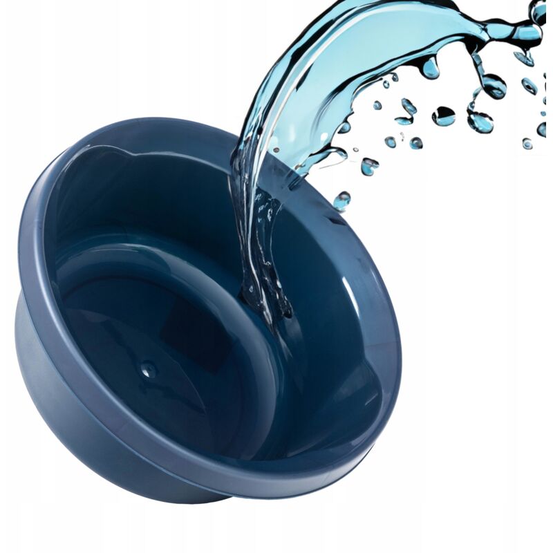 Rundes Waschbecken Aus Kunststoff, Matt – Robust – Für Das Badezimmer – Vielseitig Einsetzbar - Kadax