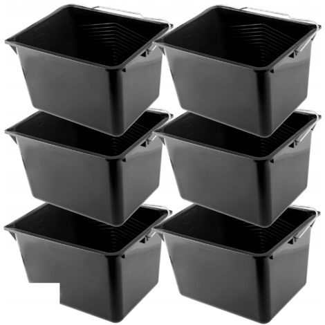 KADAX Secchio per vernice con manico 8 litri 6 pz
