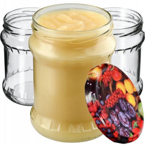 KADAX Słój Anna 500ml fi82 TO-500/8 pakiet 8szt +