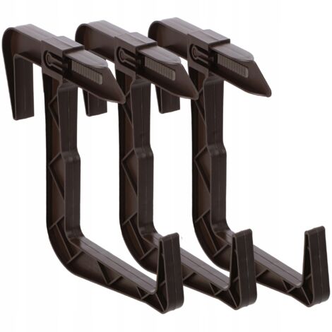 KADAX Soporte para macetas para macetero de balcón 3 piezas