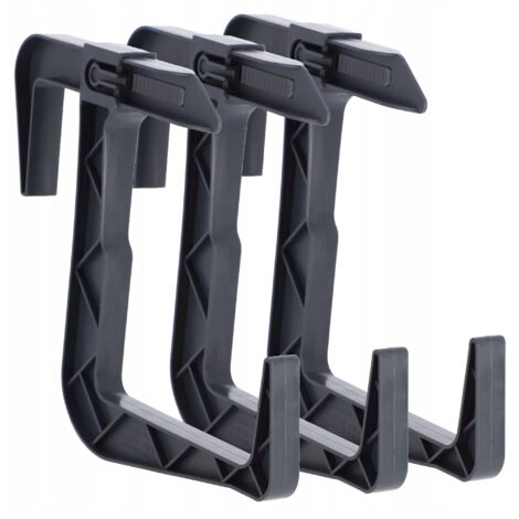 KADAX Support de Pot de Fleur pour Jardinière de Balcon 3 pcs