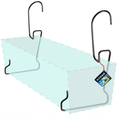 KADAX Support de suspension pour pot de fleurs et balcon