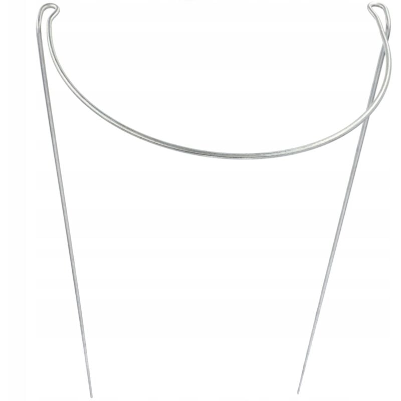 Support pour plantes en forme de demi-cercle en acier solide - Pour rosiers, buissons et plantes grimpantes - Hauteur : 75 cm - Kadax