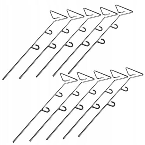 KADAX Supporto per orchidee Supporto per piante 10 pezzi 50 cm