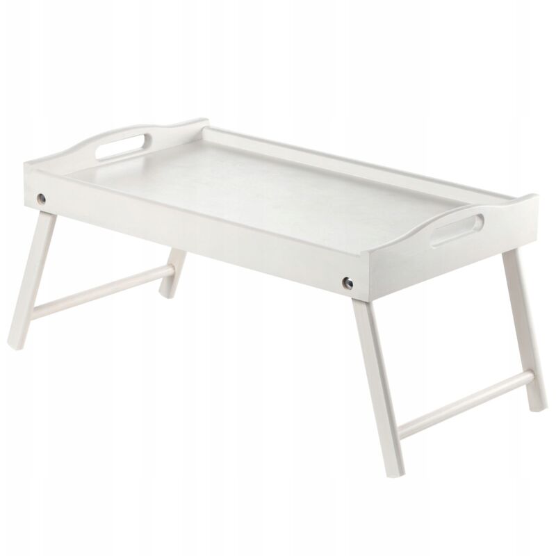Table de petit-déjeuner sous ordinateur portable pour plateau de lit Plateau de petit-déjeuner Blanc - Kadax