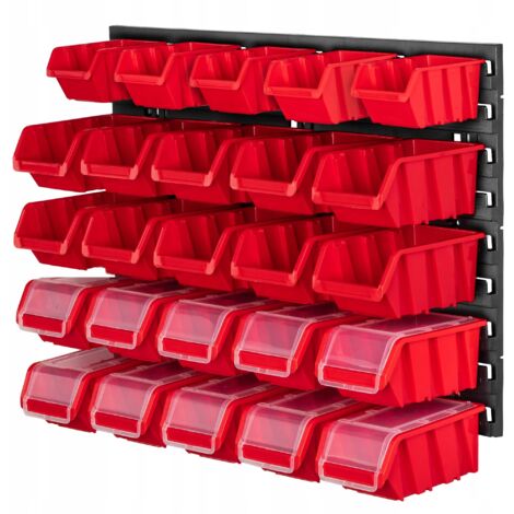 KADAX Tableau Atelier Mur 58x39cm 25 Plateaux