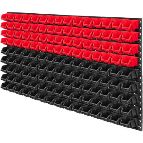 KADAX Tablero de herramientas de pared 156x78cm 135 piezas Cajas de taller de garaje